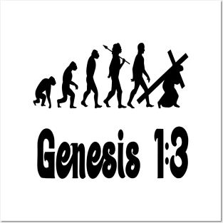 GENESIS 1:3 Posters and Art